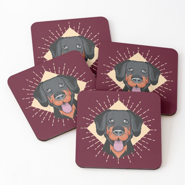 Item preview, German Rottweiler Dog designed and sold by Cute and Funny Animal Art Designs.
