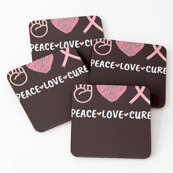 Item preview, Peace Love Cure Breast Cancer Awareness designed and sold by sudotienganh.