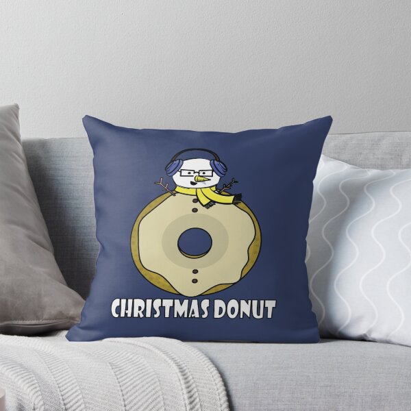 Item preview, Snowman donut listening to music designed and sold by Donutlovers.