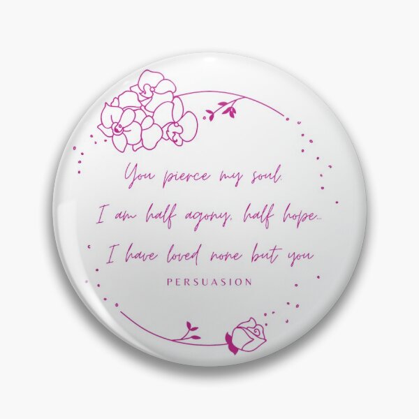 Item preview, Cita de Pink Persuasion de Jane Austen designed and sold by YTAHPodcast.