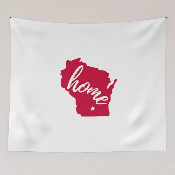 Item preview, red wisconsin home designed and sold by kaelinmeicher.