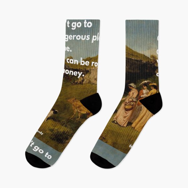 Item preview, Don't go to dangerous places alone. You can be robbed of money. designed and sold by thundercandy.