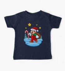 Mario Xmas Baby T-Shirt