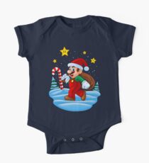 Mario Xmas Baby Body Kurzarm
