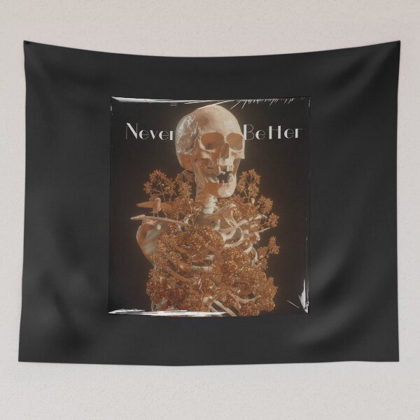 Item preview, Never Better Skeleton Flowers Love designed and sold by ConsciouStudio.