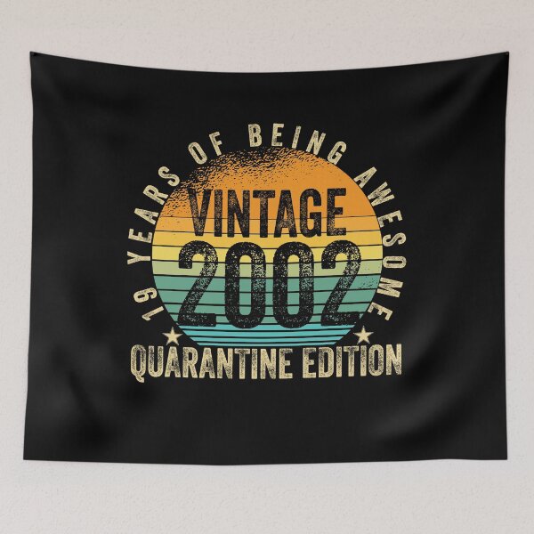 Item preview, 19 Years Old Vintage 2002 Quarantine Edition 19th Birthday designed and sold by OusmaneProDz.