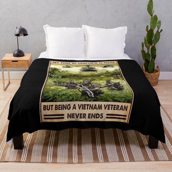 Item preview, My Time In Uniform Is Over But Being A Vietnam Veteran Never Ends - Vietnam Veteran Poster Gift designed and sold by WoleArt.