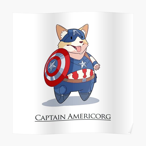 Captain Americorg Poster