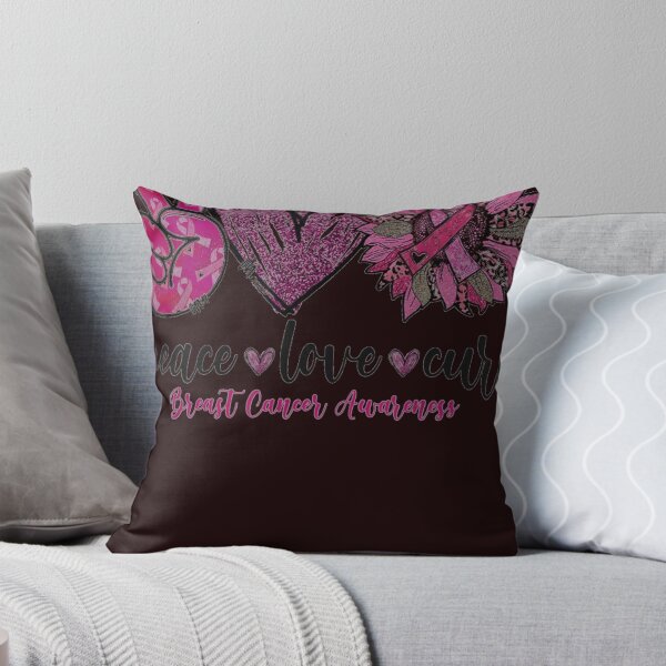 Item preview, Peace Love Cure Breast Cancer Leopard designed and sold by sudotienganh.