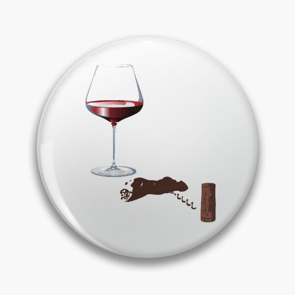 Item preview, Wine glass, wine corkscrew and corks designed and sold by leewarddesign.