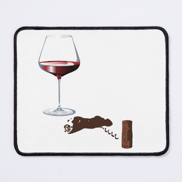 Item preview, Wine glass, wine corkscrew and corks designed and sold by leewarddesign.