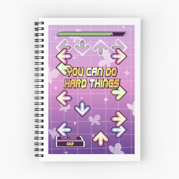 Item preview, You Can Do Hard Things - Dance Dance Revolution - Motivational designed and sold by bnlstudio.