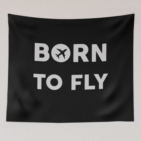 Item preview, Aviation Pilot Quote Flying Airplane Mode Style Born To Fly  designed and sold by OusmaneProDz.