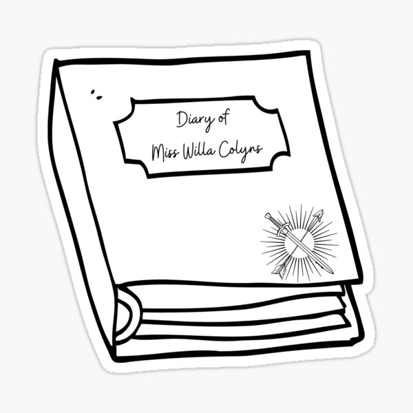 Item preview, Diary of Miss Willa Colyns- From Blood and Ash designed and sold by Courtney Kestner.