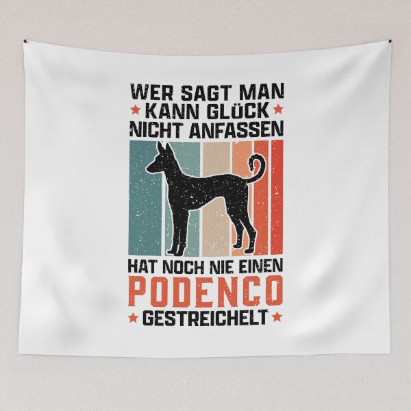 Item preview, Podenco stroking Spanish hunting dog owner designed and sold by madgrfx.