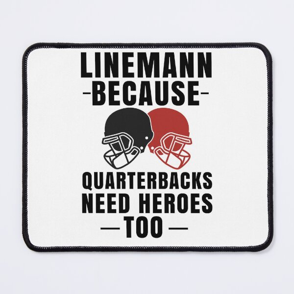 Item preview, Funny Football Lineman- Quarterback Team designed and sold by Club7Studios.