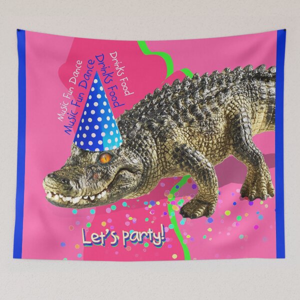 Item preview, Let's Party! (by AliceCCI) Party Crocodile designed and sold by VanyssaGraphics.