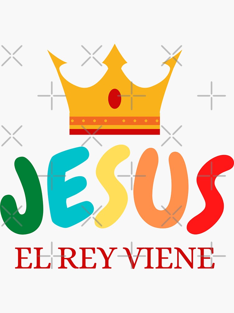 El Rey Viene Jesus Sweatshirt Christian Jumper El Rey Viene Jesus Sweatshirt Christian Jumper