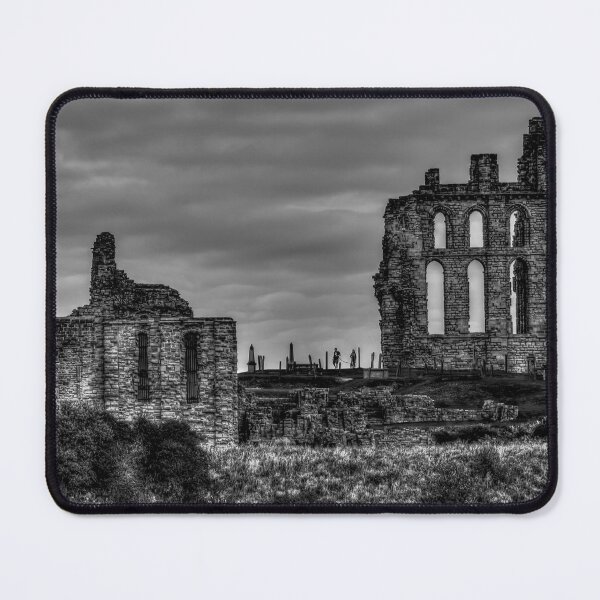 Item preview, The Priory At Tynemouth In Monochrome designed and sold by axp7884.