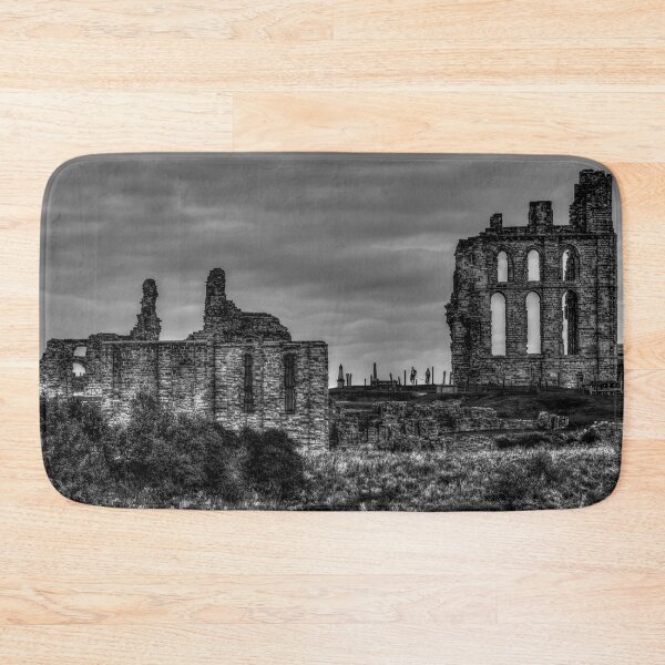 Item preview, The Priory At Tynemouth In Monochrome designed and sold by axp7884.
