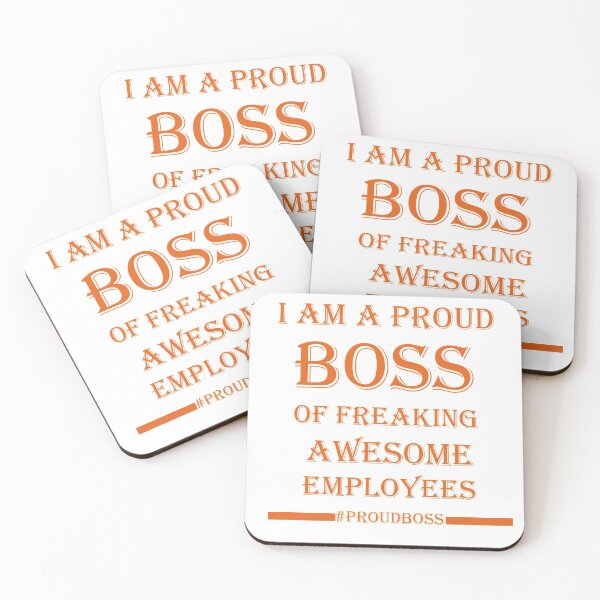 Item preview, I Am A Proud Boss Of Freaking Awesome Employees designed and sold by Shifuyu.