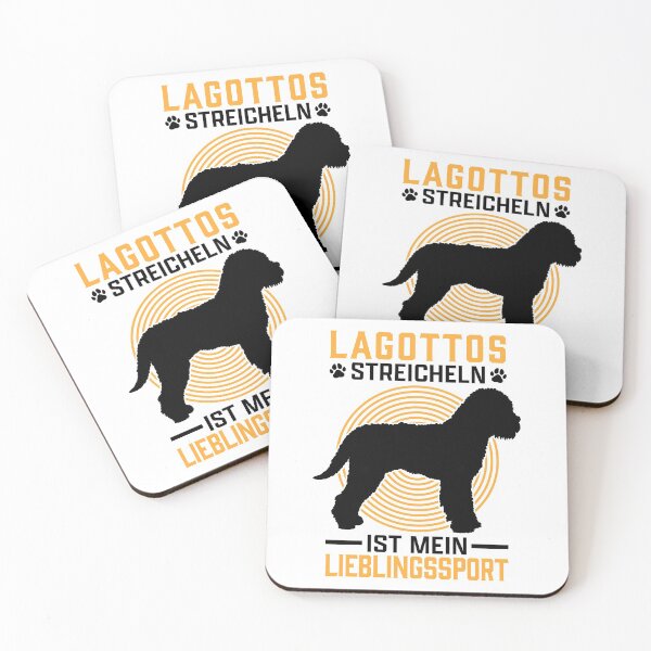 Item preview, Lagotto Romagnolos petting truffle dog saying designed and sold by madgrfx.