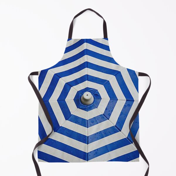 Item preview, Beach Umbrella Striped pattern, Blue linear pattern, designed and sold by Nostrathomas66.
