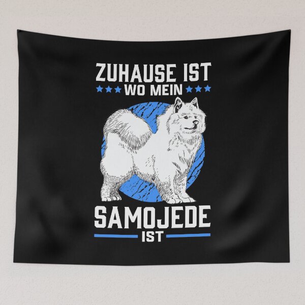 Item preview, Samoyed at home sled dog Samojedenspitz designed and sold by madgrfx.