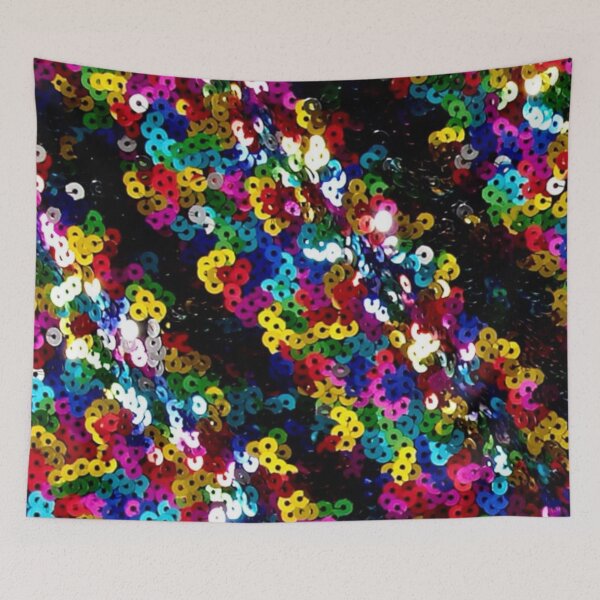 Item preview, Starlight Sequined Confetti Multi, Fabric designed and sold by Poetic4Passion.