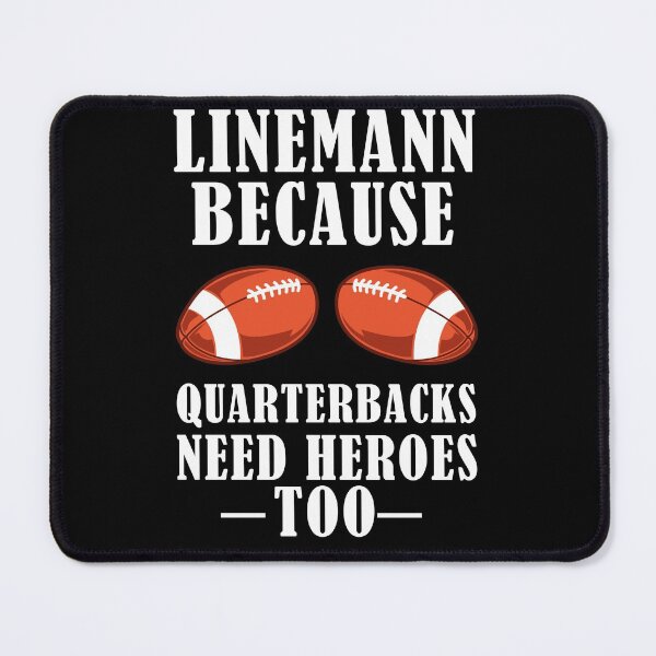 Item preview, Funny Football Lineman- Quarterback Team designed and sold by Club7Studios.