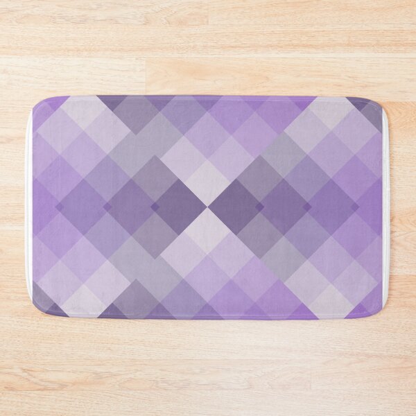 Item preview, Multicolor Abstract Squares Pattern - Lilac Purple Gray Geometrical Shapes Pattern designed and sold by silviaol.