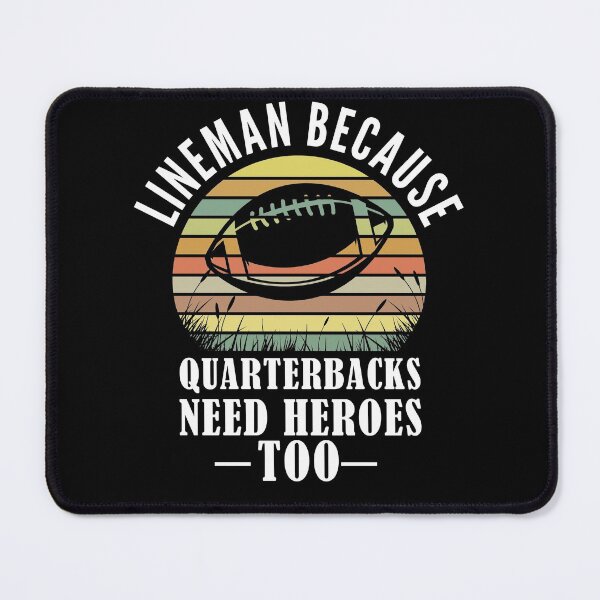 Item preview, Funny Football Lineman- Quarterback Team designed and sold by Club7Studios.