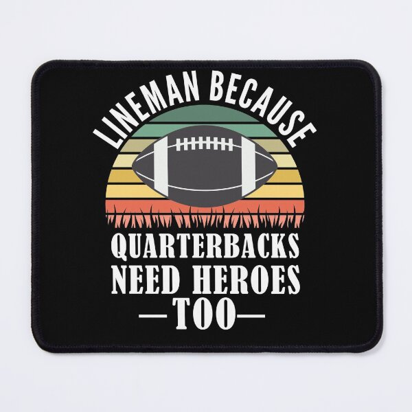 Item preview, Funny Football Lineman- Quarterback Team designed and sold by Club7Studios.