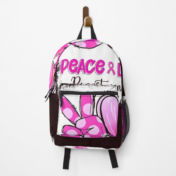 Item preview, Peace Love Cure Pink Ribbon Heart designed and sold by sudotienganh.