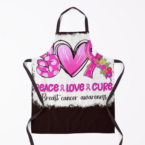 Item preview, Peace Love Cure Pink Ribbon Heart designed and sold by sudotienganh.