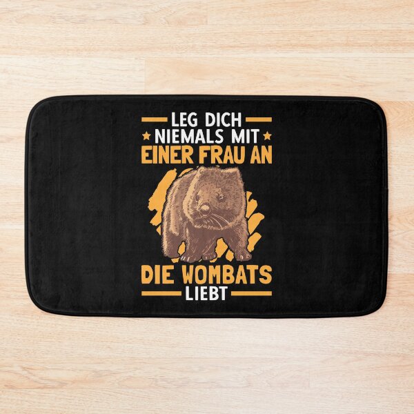 Item preview, Woman who loves wombat marsupial australia travel designed and sold by madgrfx.