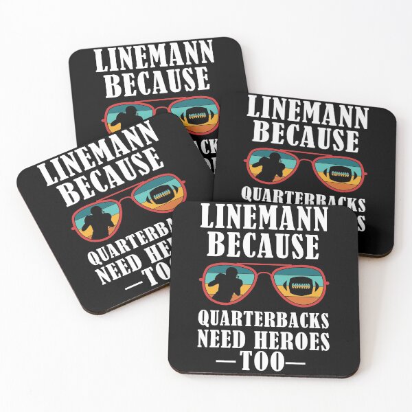 Item preview, Funny Football Lineman- Quarterback Team designed and sold by Club7Studios.