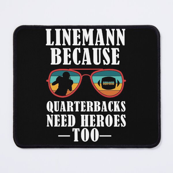 Item preview, Funny Football Lineman- Quarterback Team designed and sold by Club7Studios.