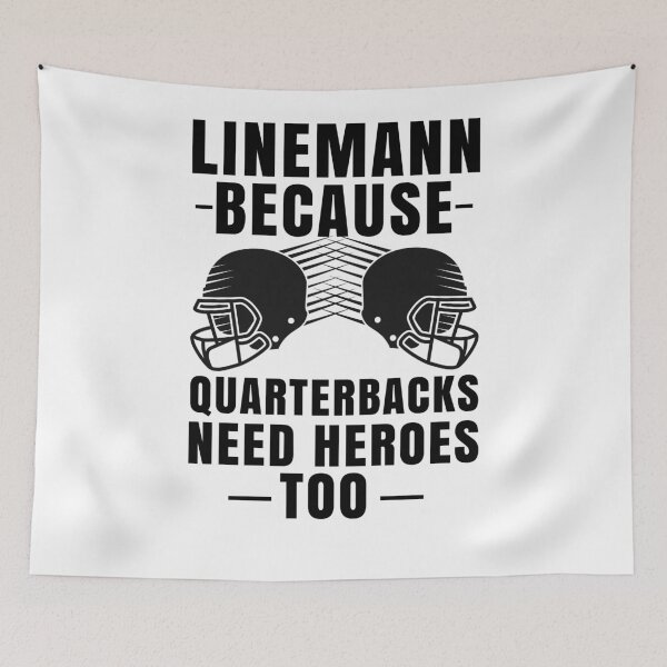 Item preview, Funny Football Lineman- Quarterback Team designed and sold by Club7Studios.