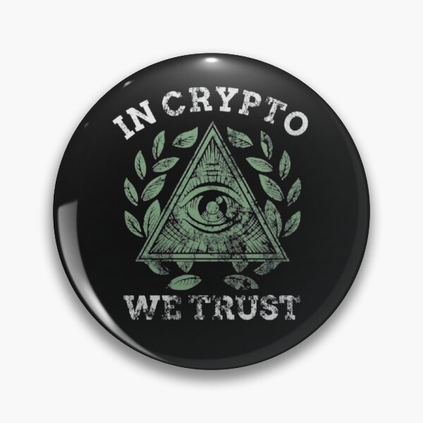 Item preview, In Crypto We Trust Cryptocurrency Design designed and sold by Funny-Tees4U.