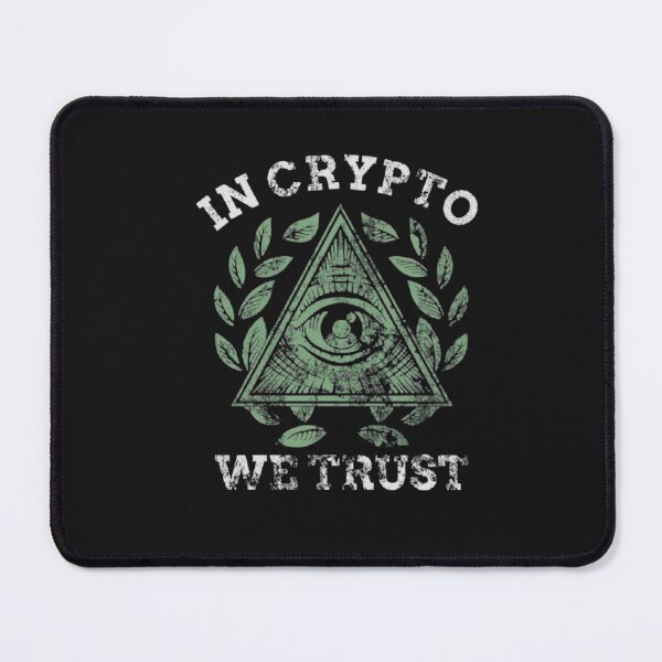 Item preview, In Crypto We Trust Cryptocurrency Design designed and sold by Funny-Tees4U.