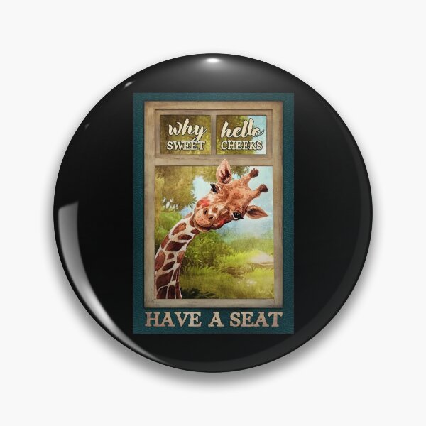 Item preview, Giraffe Why Sweet Hello Cheeks Have A Seat designed and sold by hippololocc.