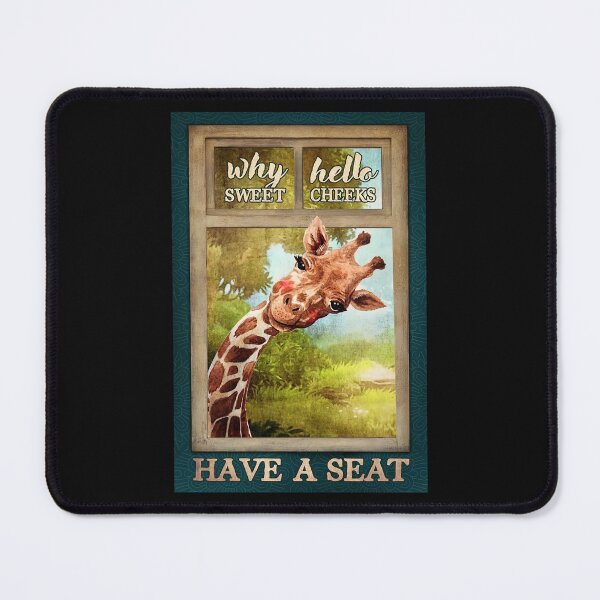 Item preview, Giraffe Why Sweet Hello Cheeks Have A Seat designed and sold by hippololocc.