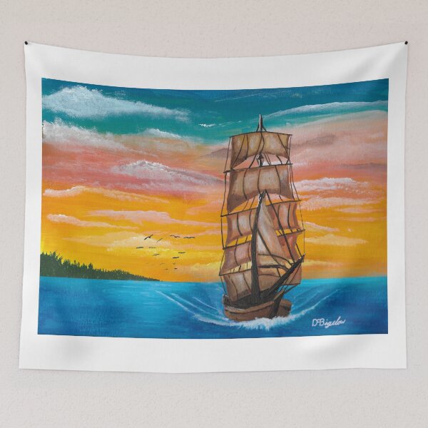 Item preview, Tall ship designed and sold by DABigelow.