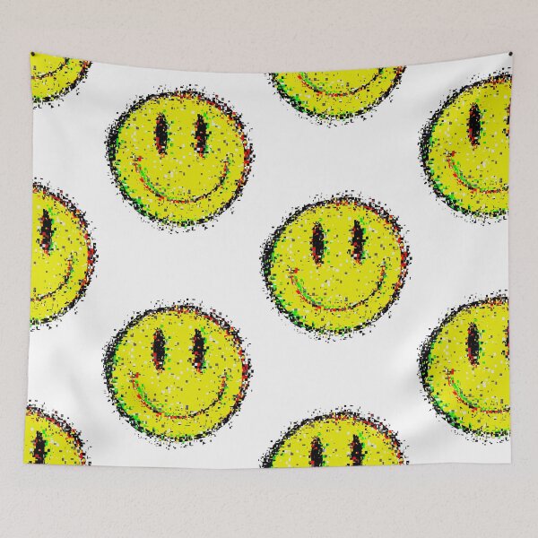 Item preview, Glitched Acid House Smiley Face designed and sold by HollzCreates.