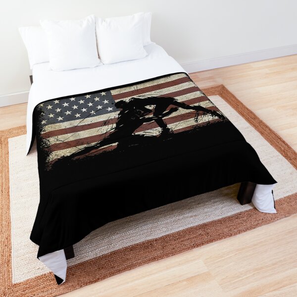 Usa Flag Wrestling Suplex Move Wrestler Gift Comforter for Sale by  angelata