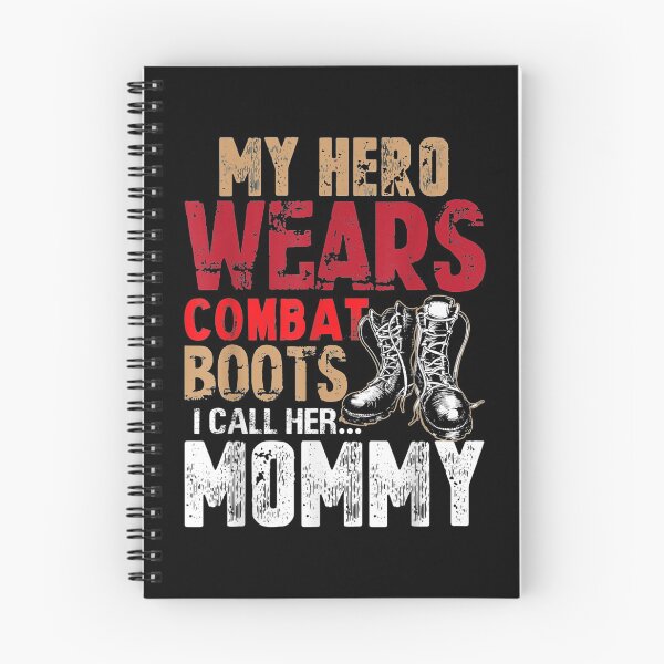 Item preview, My Hero Wears Combat Boots Army Proud Mom designed and sold by angelata.