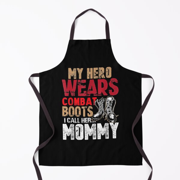 Item preview, My Hero Wears Combat Boots Army Proud Mom designed and sold by angelata.