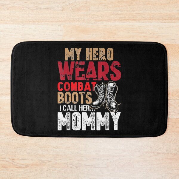 Item preview, My Hero Wears Combat Boots Army Proud Mom designed and sold by angelata.