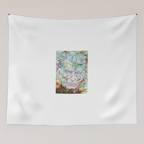 Item preview, SAMUEL BECKETT watercolor portrait.7 designed and sold by lautir.